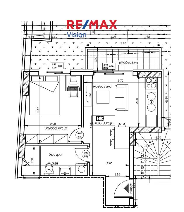 1828272 – 2 Apartment 37 m², For sale, Patra, Agia Sofia - 2